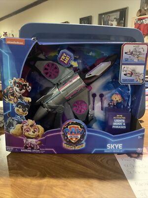 PAW Patrol: The Mighty Movie Skye Rescue Jet - New 