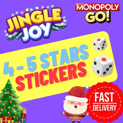 Monopoly 4-5  Stickers - JINGLE JOY ALBUM - Fast Delivery  [PRESTIGE INCLUDED]