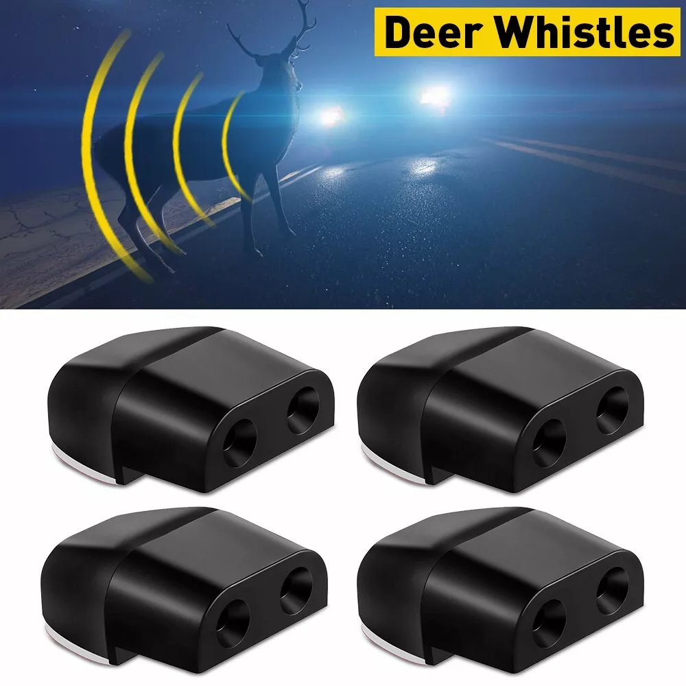 4PCS Deer Warning Whistles Device Animal Alert Device Avoids Car