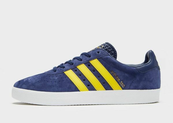 adidas blue with yellow stripes