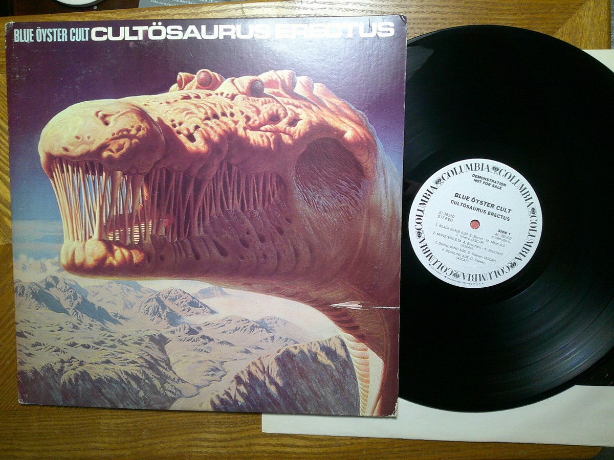 PROMO COLUMBIA LP RECORD/BLUE OYSTER CULT/CULTOSAURUS ERECTUS/ EX