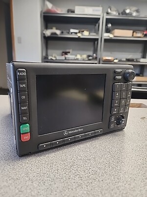 98-05 MERCEDES W163 ML320 NAVIGATION NON-BOSE RADIO TAPE PLAYER OEM A1638201386