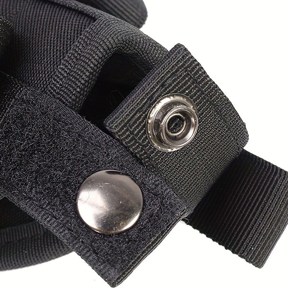 Holster Tactique Cuisse – Réglable, Avec Poche, Ambidextre, 600D Nylon