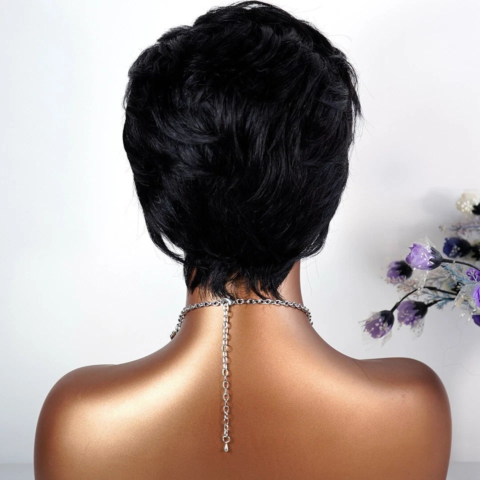 Pelucas de encaje de 8 pulgadas 13x1 cabello liso peluca de cabello humano brasileño pelucas de cabello frontal Foto 3 de 4