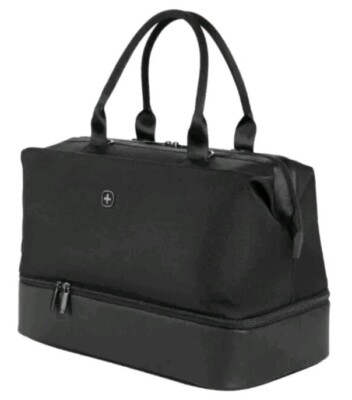  NEW  Swissgear THE WEEKENDER Travel Tote Bag, BLACK