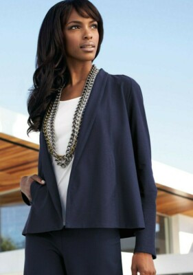 eileen fisher crepe jacket
