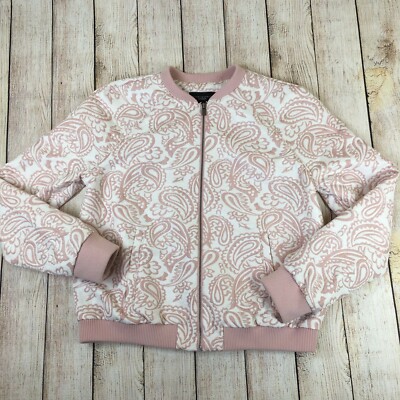 Victoria Beckham for Target Girls Blush Floral Jacquard Bomber