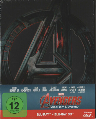 Avengers - Age Of Ultron 3D Blu Ray Steelbook NEU & OVP