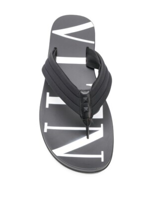 VALENTINO GARAVANI VLTN-Print Flip Flops Size EU 42/ US 9 | eBay display picture 1