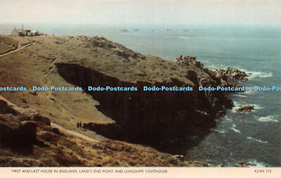 R259510 Erstes und letztes Haus in England Lands End Point und Langschiffe Leuchtturm