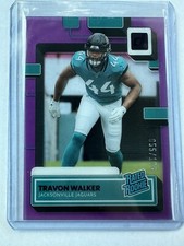 2022 Donruss Clearly  Travon Walker Rated Rookie Purple  /175 Jaguars