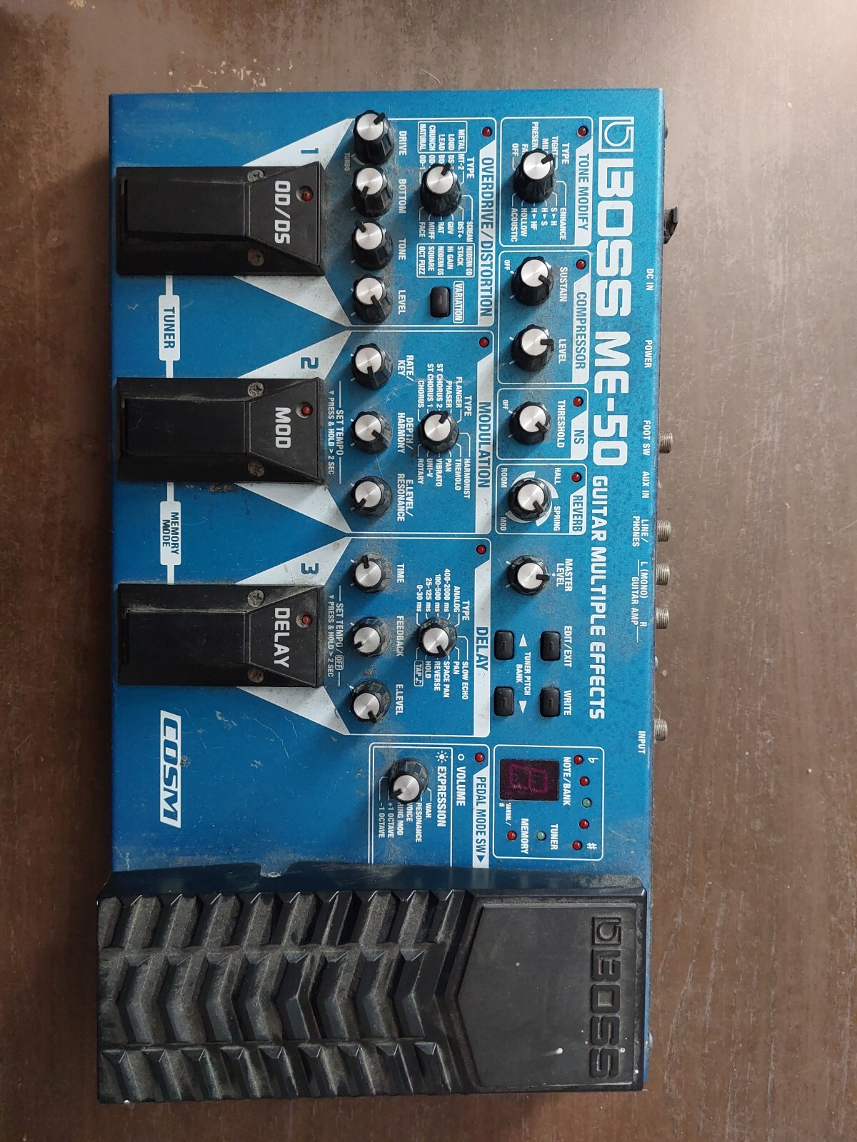 Boss me50. Guitar multieffects pedal eBay