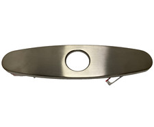 Vigo Deck Plate 10 in. Stainless Steel for Single Hole Faucets, VG17001ST