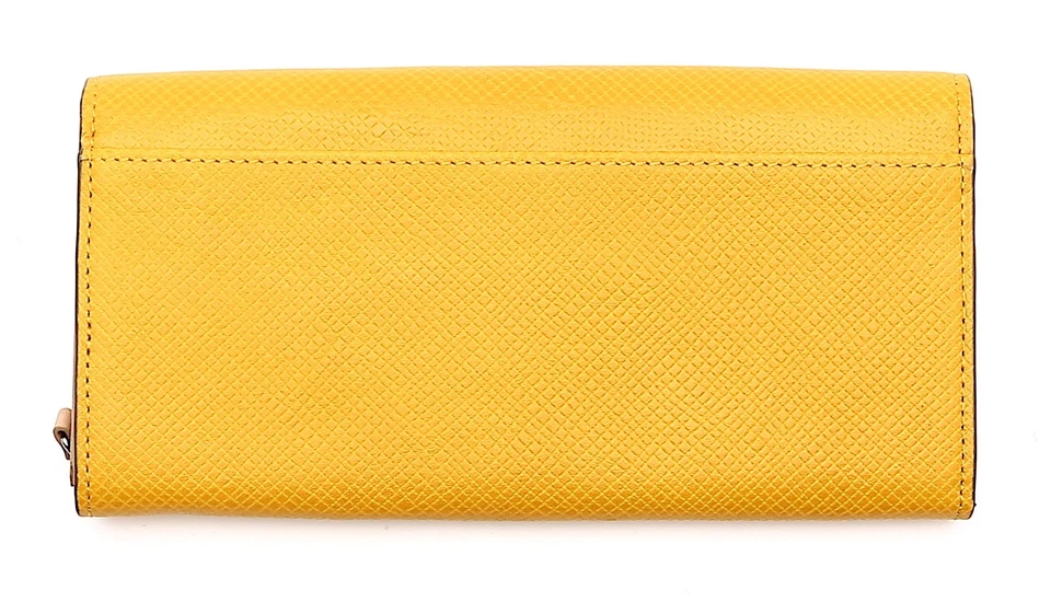 Carteira Clutch Feminina Lodis Tecido Couro Mostarda L65659 - Imagem 2 de 4