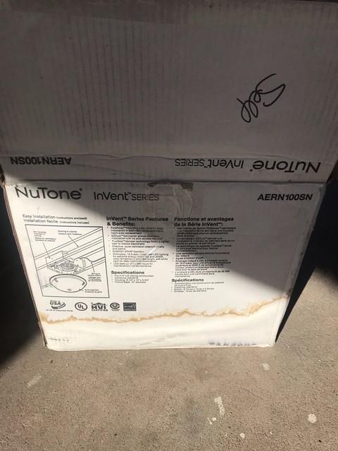 NuTone Bathroom Ceiling Exhaust Fan 100 