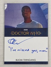 Doctor Who Series 11 & 12  Buom Tihngang as Tibo Inscription Autograph Card