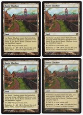 Rustic Clachan x4 4x 2010 Duel Decks Elspeth vs Tezzeret PLAYSET MTG SP - NM AZ3