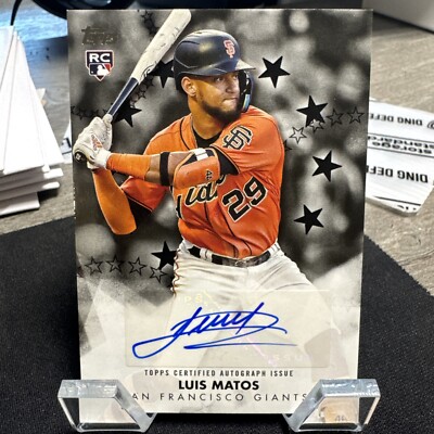 2024 Topps Series 2 Baseball Stars Black /199 Luis Matos Rookie Auto RC #BSA2-LM