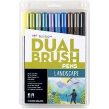 Tombow Dual Brush Pens 10/Pk - Landscape, DBP1056169