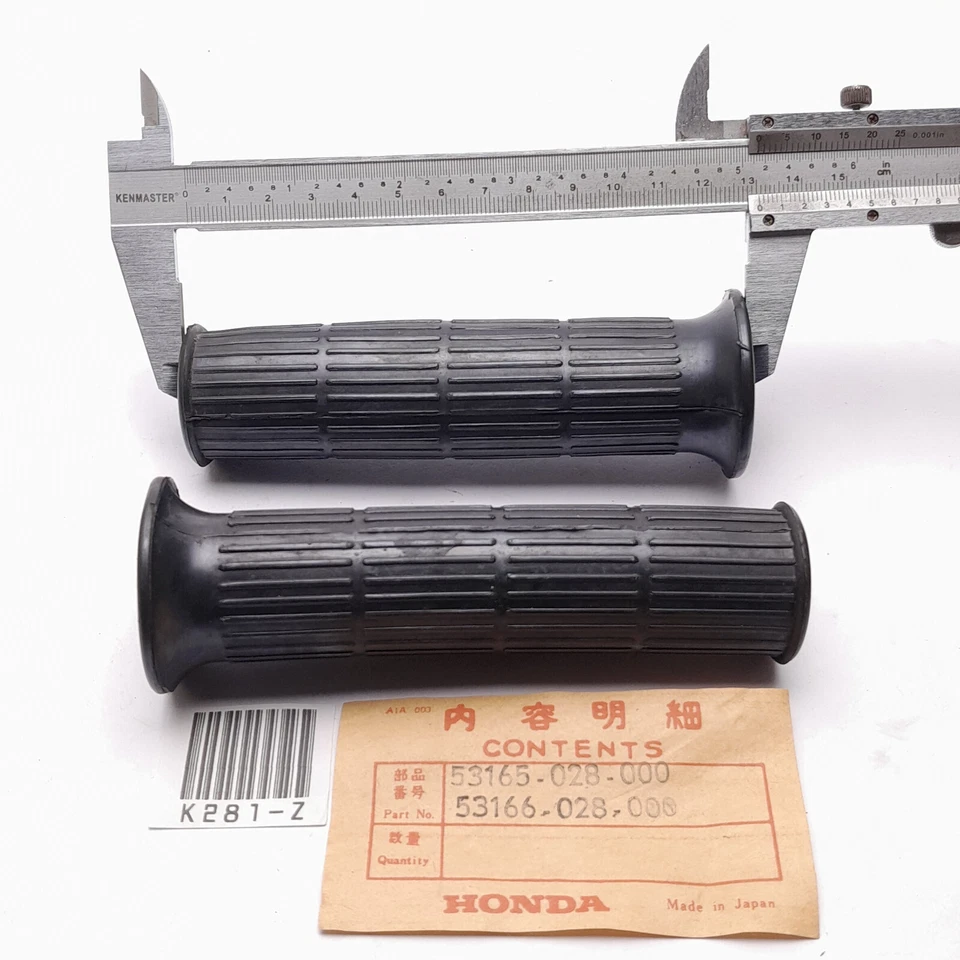 Honda S90 CS90 S65 CB100 CB125S CA160 CA175 CD125 CD175 HandGrip Grip NOS #1 - Image 2 of 4