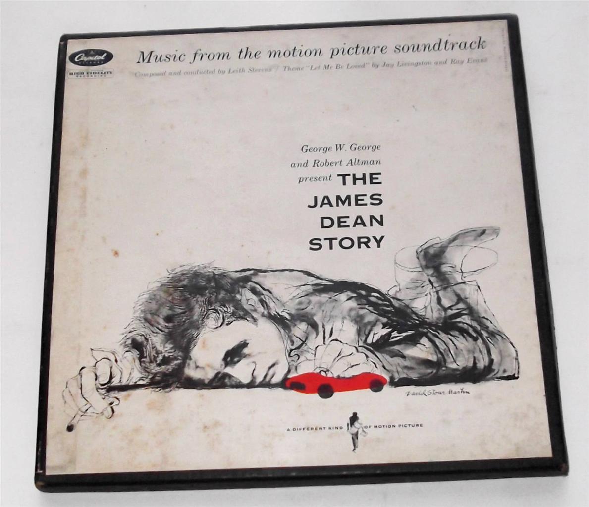 The James Dean Story 1957 Box Set of 4 45 rpms Capitol EMD 881 VG