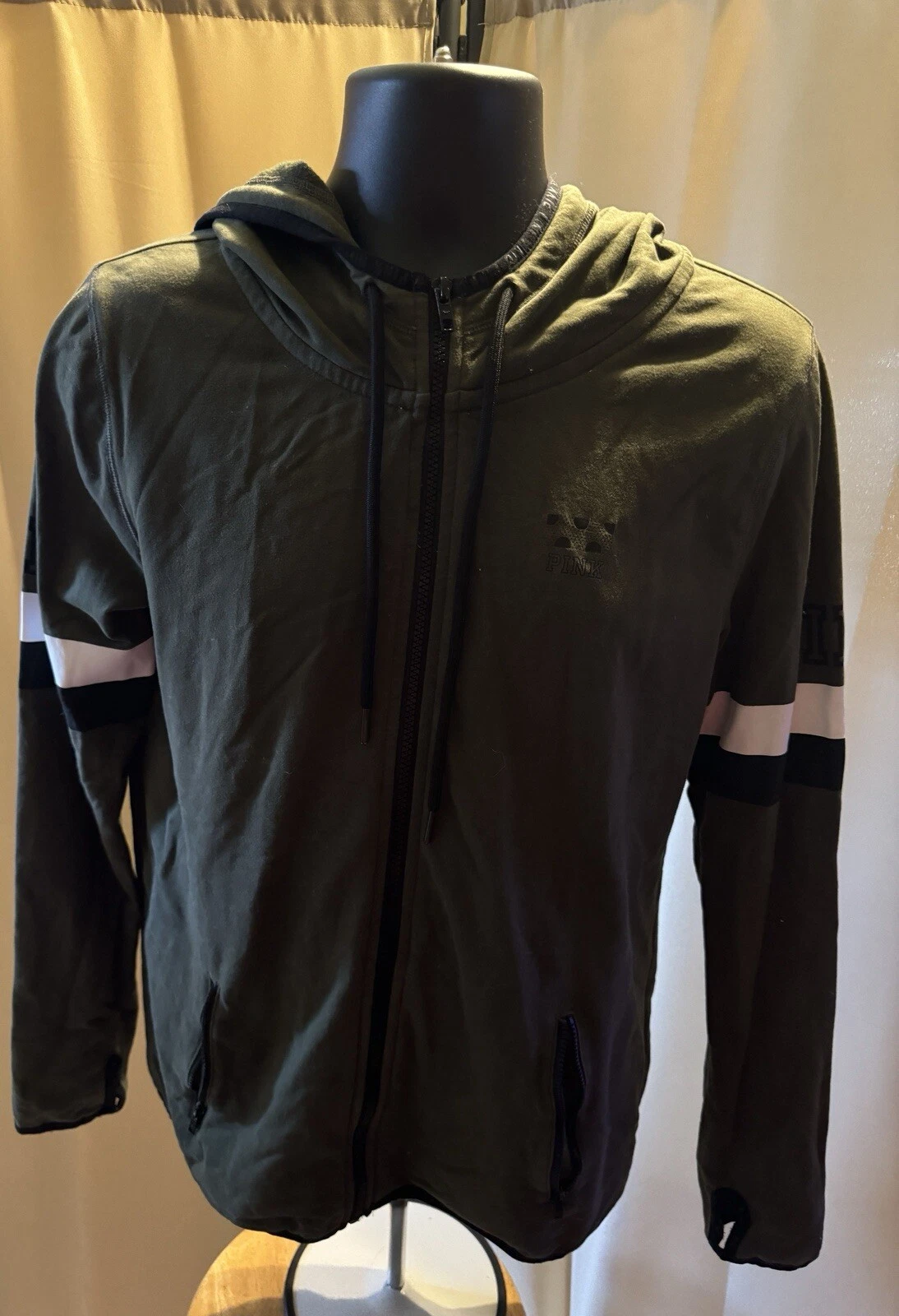 UNDERCOVER Giacca Victoria Secret ROSA verde militare donna grande