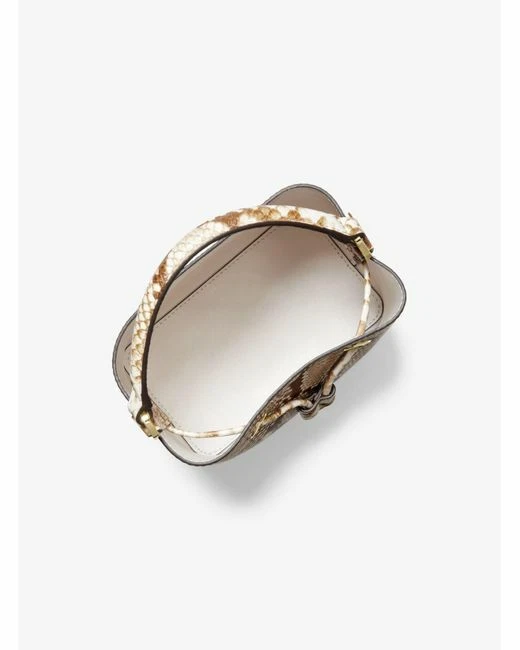 Michael Kors Suri Small Python Embossed Crossbody Bag - Image 2 of 3