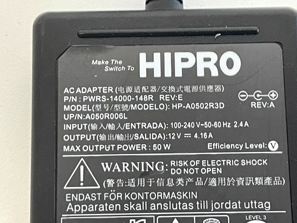 Genuine Hipro HP-O2040D43 AC Adapter 12V 3.33A - Foto 10