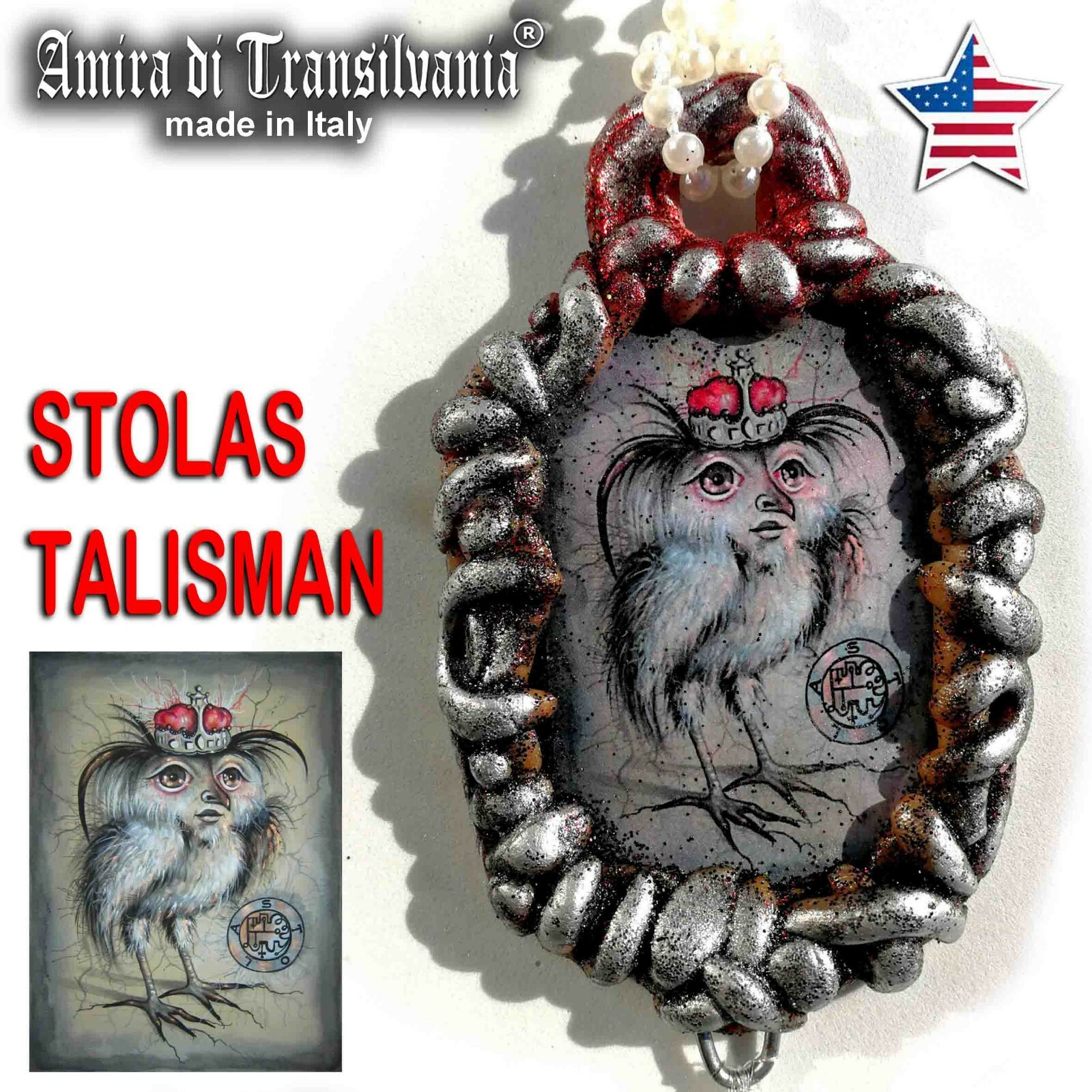 talismán estolas demonio goetia riqueza joyería poder efectivo pagano | eBay