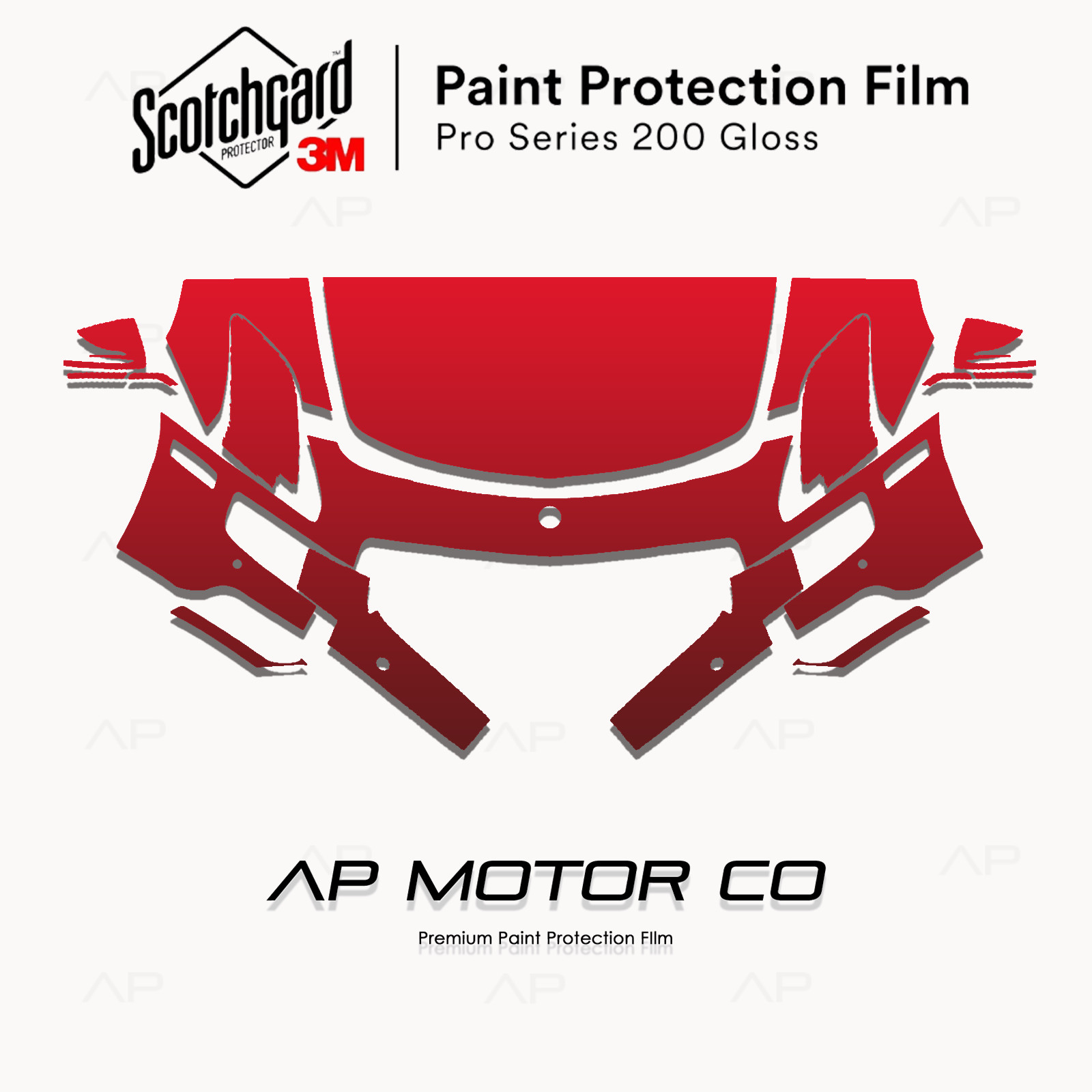 Mercedes Benz SLS AMG 2011-2015 3M PRO Precut Paint Protection Clear Bra PPF Kit