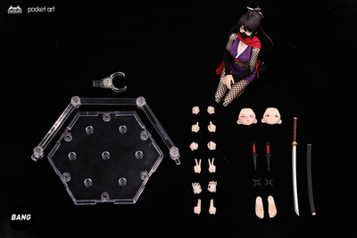 HASUKI 1/12 HAGI PA.002 Pocket Art Series Female Sword Action