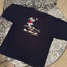 Vintage 90s Emmanuel Schvili Tom & Jerry Golf Embroidered T-Shirt Made In Italy