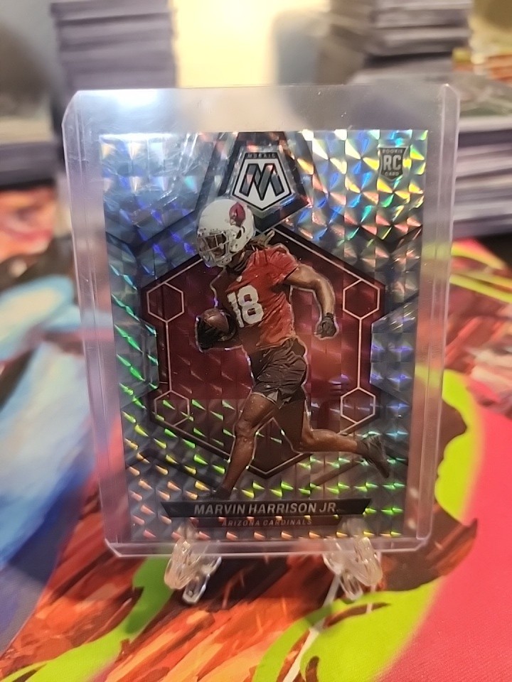 2024 Panini Mosaic Marvin Harrison Jr. #304 Silver Prizm Arizona Cardinals