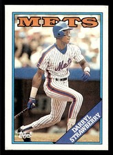 1988 Topps #710 Darryl Strawberry New York Mets