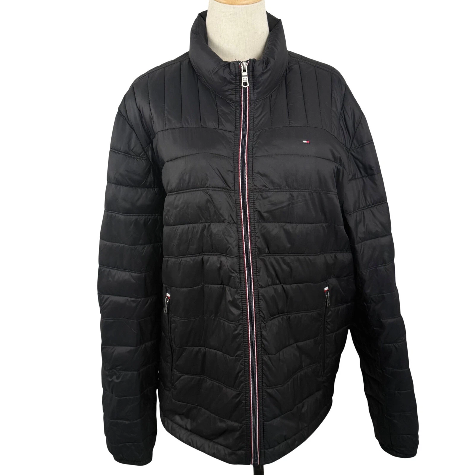 Tommy Hilfiger Men L Black Ultra Loft Lightweight Packable Puffer Jacket Quilted
Opens in a new wind