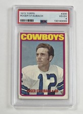 1972 Topps #200 Roger Staubach PSA 4 VG-EX GC45-0099