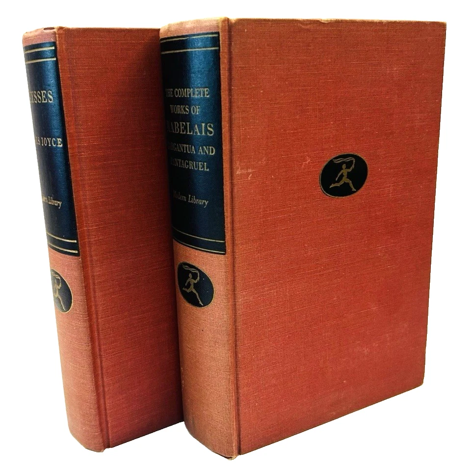 Vtg Ulysses & The Complete Works of Rabelais Modern Library Hardcover Lot of 2 - Image 2 of 4