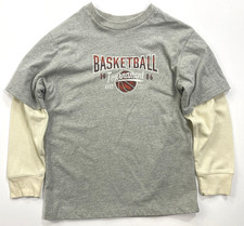 New With Tags Gap Kids Boys Basketball Logo Double Layer Look sz 6-7