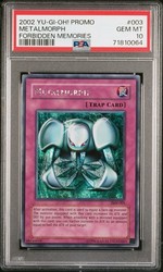 Metalmorph FMR-003 Forbidden Memories Prismatic Secret Rare Holo Yugioh Card