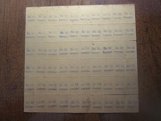 60pcs. GREENLAND 1 ORE KAVANE N12 CARDBOARD TOKEN PART OF SHEET