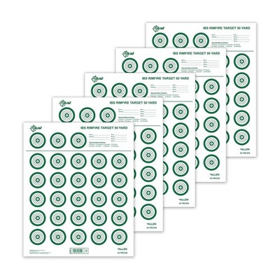 IBS Rimfire Target 14 x 17 - 25 Individual Targets for Shooting Practice