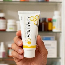 1.5 Fl Oz Medihoney Wound And Burn Dressing Paste Derma Wound Care Treatment