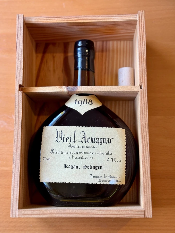 Armagnac Vieil Veuve Goudoulin 1988 - Bild 2 von 3