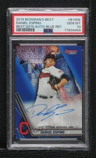 2019 Bowman's Best Blue Refractor 132/150 Daniel Espino PSA 10 GEM MT Auto 10yf