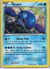Pokemon TCG Kyogre 53/160 Primal Clash Cracked Ice Holo HP