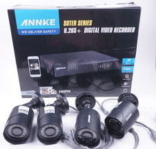 ANNKE 8CH 5MP H.256+ DIGITAL VIDEO RECORDER SET + 4 CAMERAS without Hard Drive