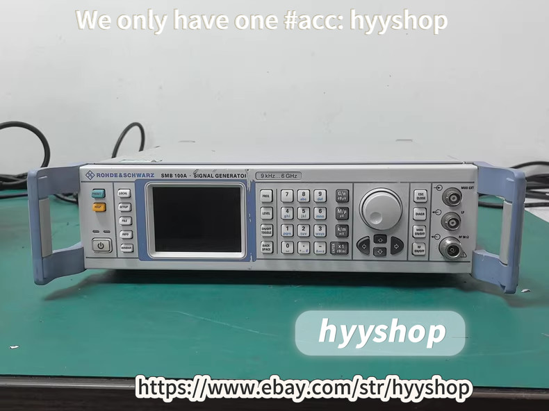 ROHDE&SCHWARZ SMB100A signal generator,frequency 9KHz-6GHz,fully functional/hyy/