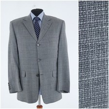 Mens Check Blazer 44R US Size ALLISON WINGATE  Wool Vintage Sport Coat Jacket
