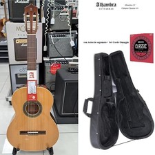 ALHAMBRA 1C MODELLO 1 C 4/4 CHITARRA CLASSICA SPAGNOLA KIT CUSTODIA RIGIDA+CORDE