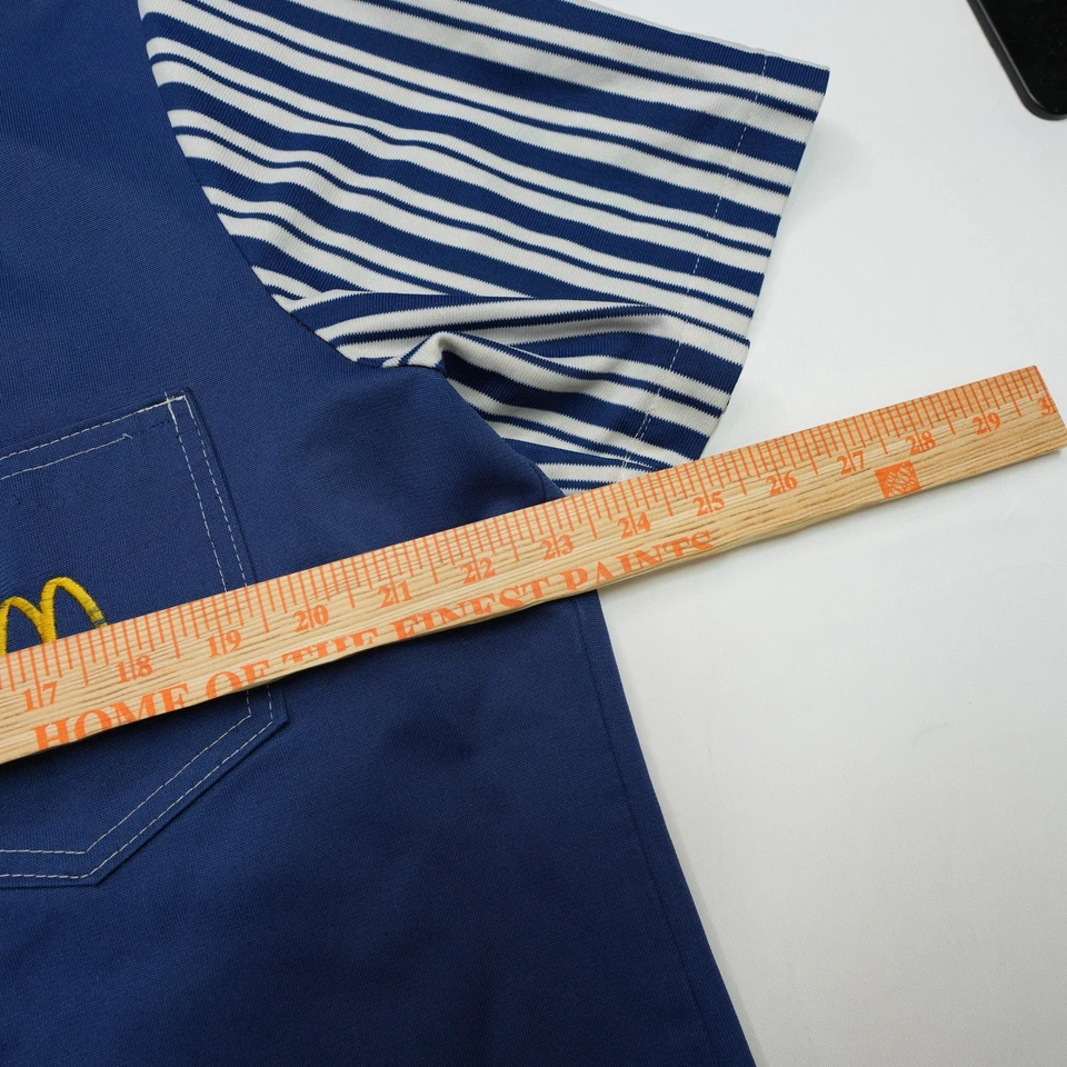 Vintage McDonald's 1976 70s Employee Button Shirt Uniform Size L (23X27.5) Vtg - Image 4 of 4